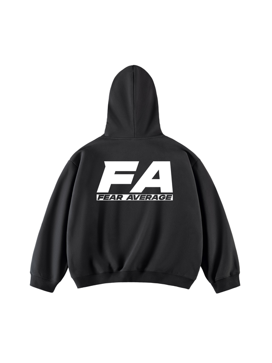FA Muscle Fit Hoodie - Black