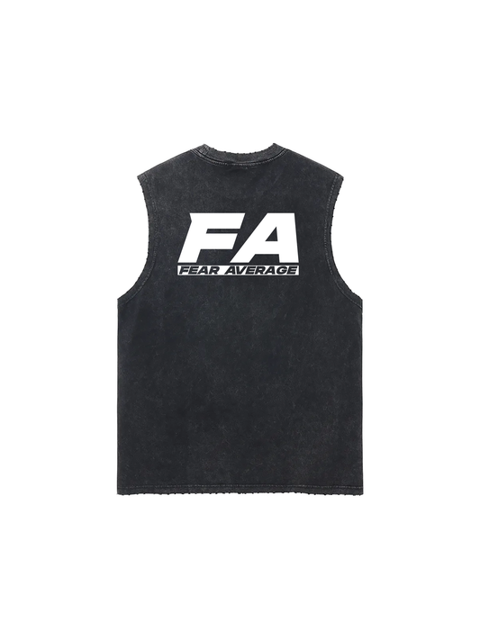 FA Enzyme Washed Tank - Black