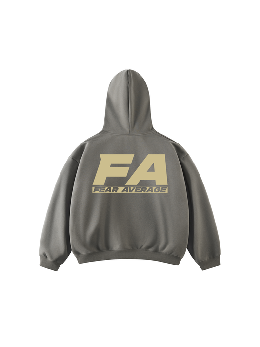 FA Muscle Fit Hoodie - Grey Green