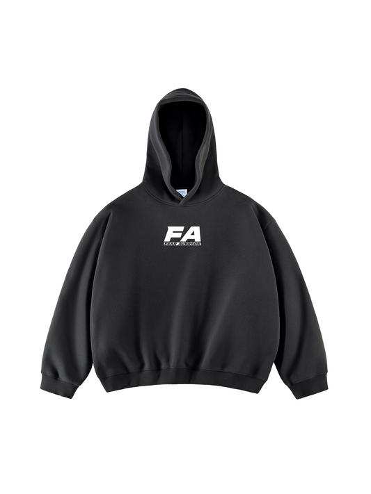 FA Muscle Fit Hoodie - Black